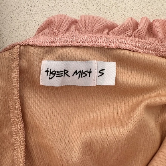 Tigermist BALDWIN Blush Ruched Off-Shoulder Dress - Picture 8 of 9